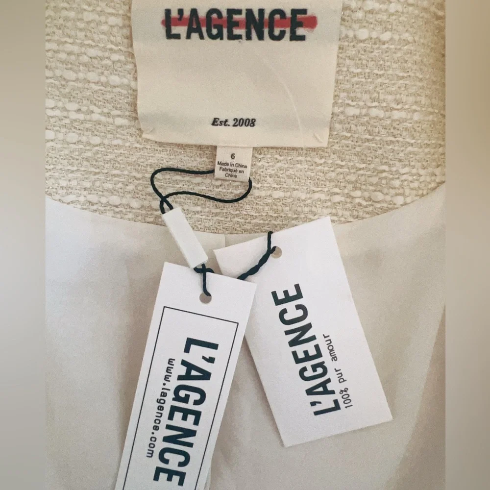 L’Agence Tayla Embellished Boucle Jacket - Picture 14 of 16